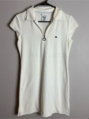 Tommy Hilfiger Terry Cloth White Swim Coverup Size Small